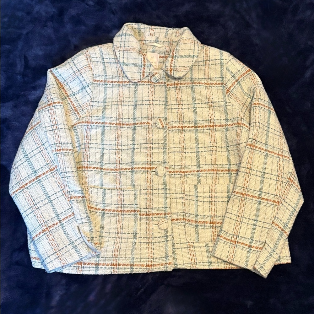 Patterned button up jacket - image 1